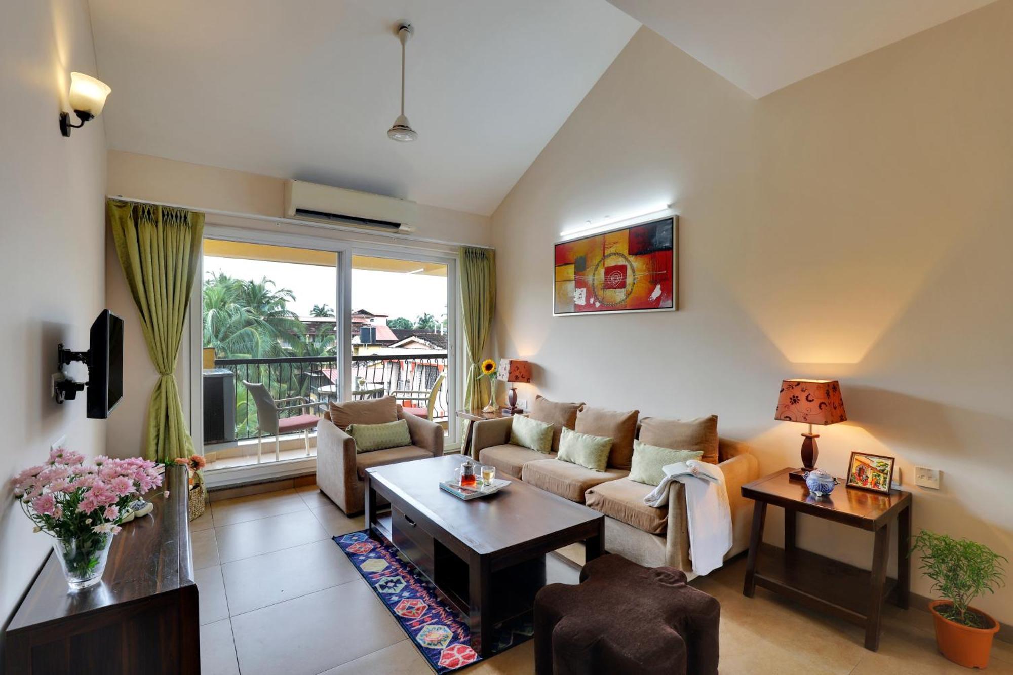 Veera Strand Park Serviced Apartments Near Calangute Eksteriør billede
