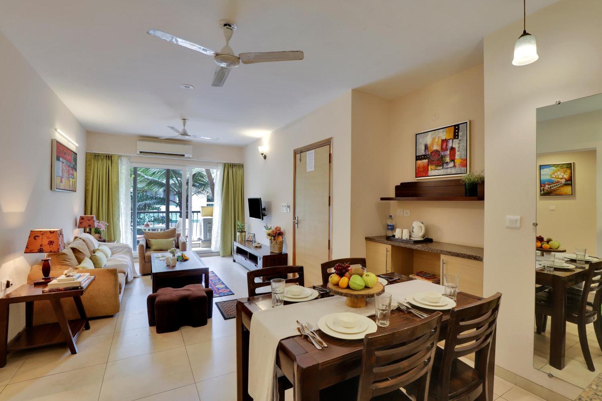 Veera Strand Park Serviced Apartments Near Calangute Eksteriør billede